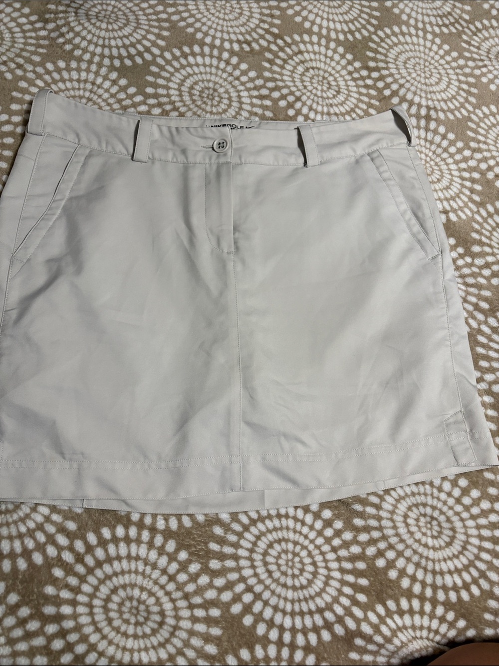 Nike Light Beige Women's Mini Skort